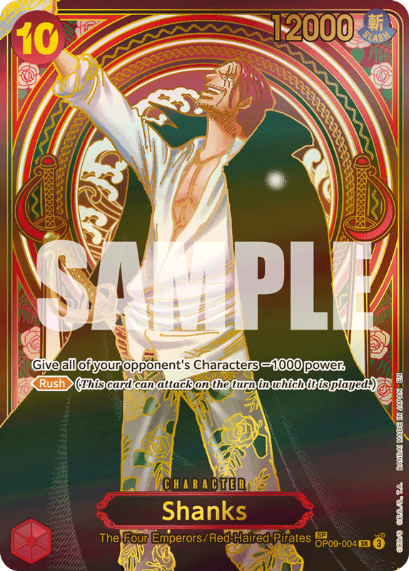 Shanks OP13 OP09-004 SP Gold