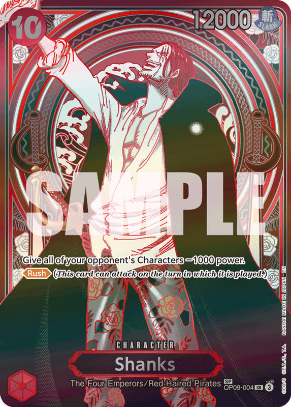 Shanks OP13 OP09-004 AA SP Silver