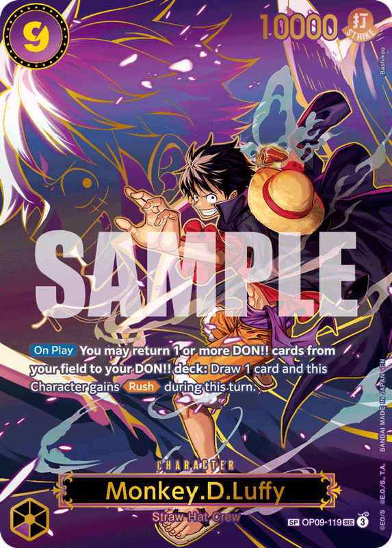 Monkey.D.Luffy OP13 OP09-119 SP