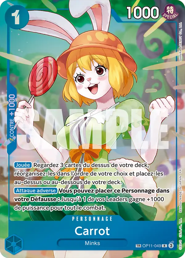 Carrot OP11-049 Treasure Rare French