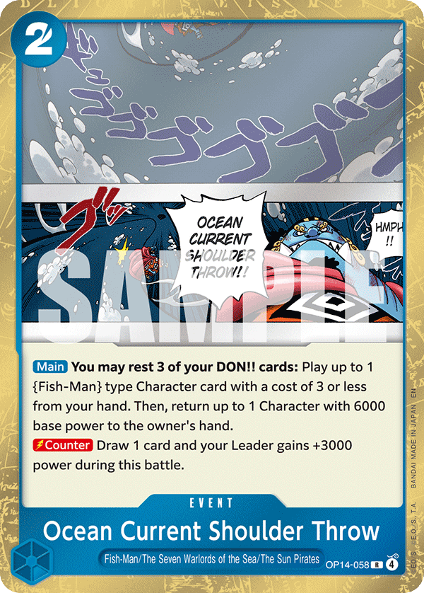 Ocean Current Shoulder Throw OP14-058
