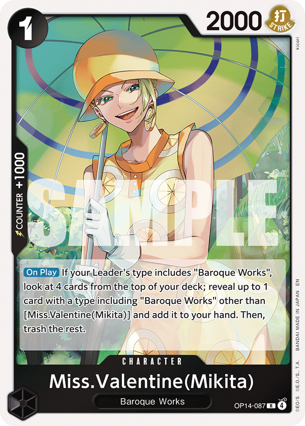 Miss.Valentine(Mikita) OP14-087 R