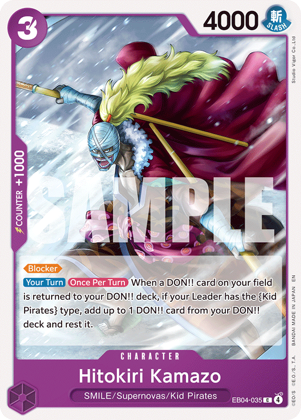 Hitokiri Kamazo OP14-EB04 EB04-035