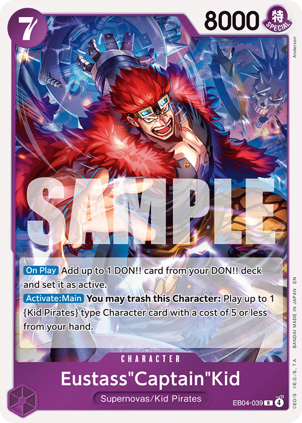 Eustass"Captain"Kid OP14-EB04 EB04-039