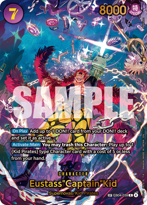 Eustass"Captain"Kid OP14-EB04 EB04-039 AA
