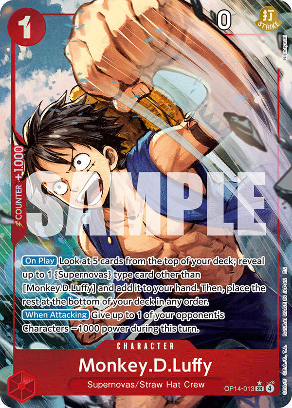 Monkey.D.Luffy OP14-013 AA