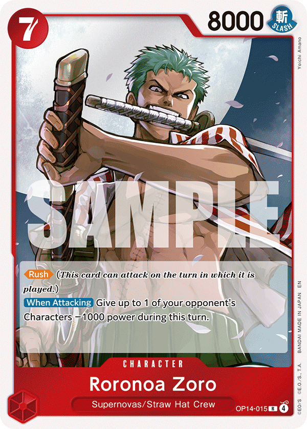 Roronoa Zoro OP14-015