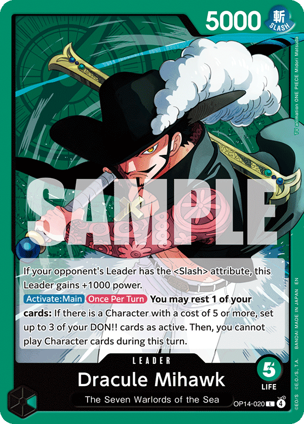 Dracule Mihawk OP14-020