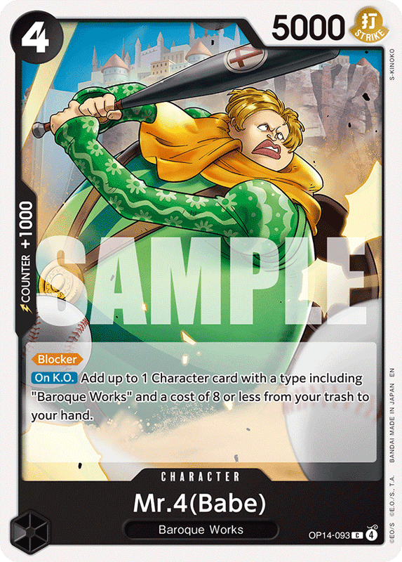 Mr.4(Babe) OP14-093 C