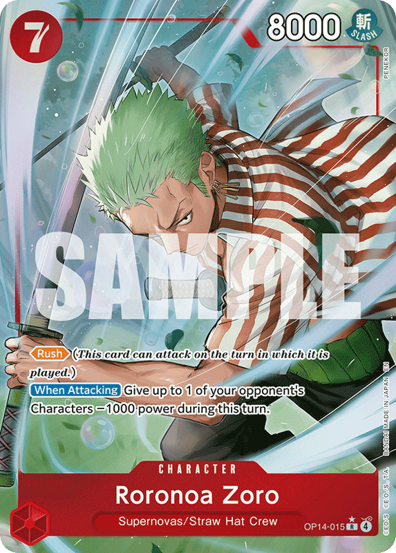 Roronoa Zoro OP14-015 AA