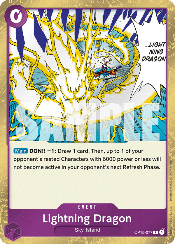 Lightning Dragon OP15-077