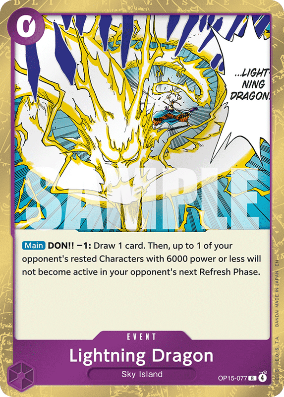 Lightning Dragon OP15-077