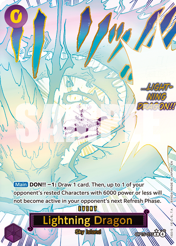 Lightning Dragon OP15-077 AA