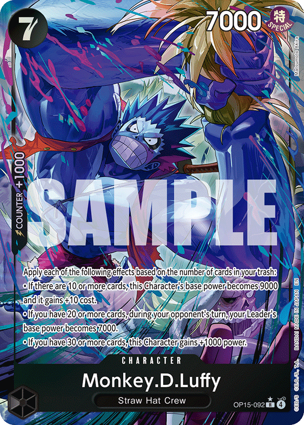 Monkey.D.Luffy OP15-092 AA R