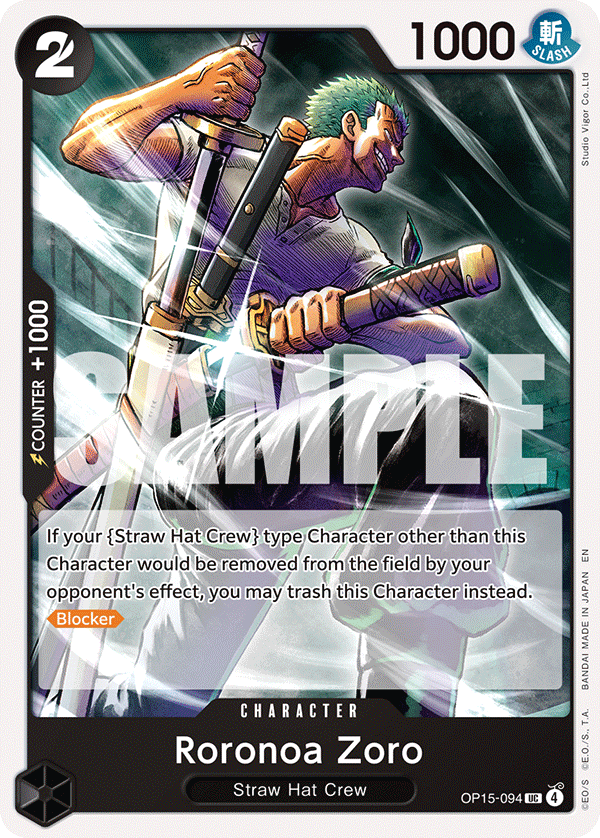 Roronoa Zoro OP15-094 UC