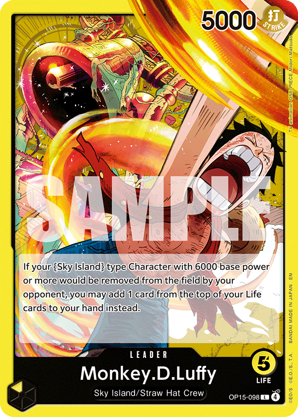 Monkey.D.Luffy OP15-098 L