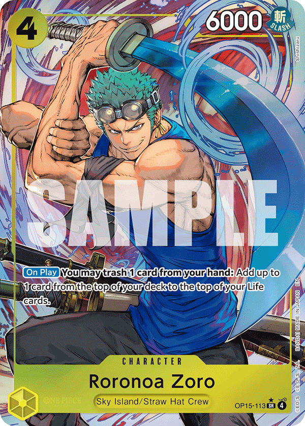 Roronoa Zoro OP15-113 AA SR