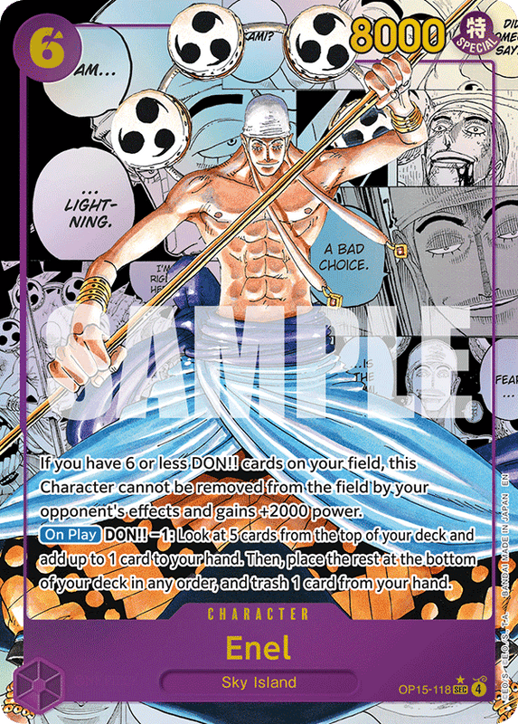 Enel OP15-118 M SEC Manga