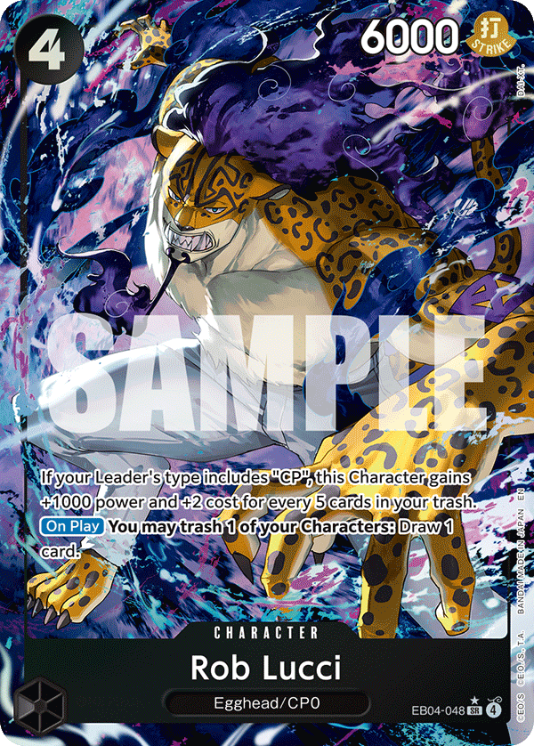 Rob Lucci OP15-EB04 EB04-048 AA