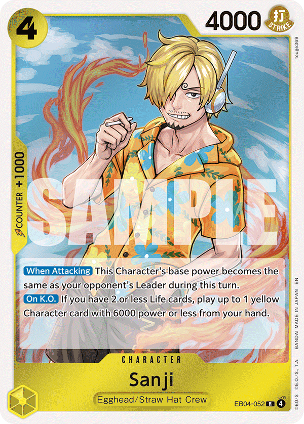 Sanji OP15-EB04 EB04-052
