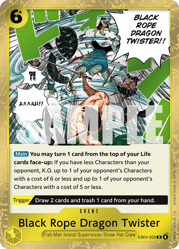 Black Rope Dragon Twister OP15-EB04 EB04-059