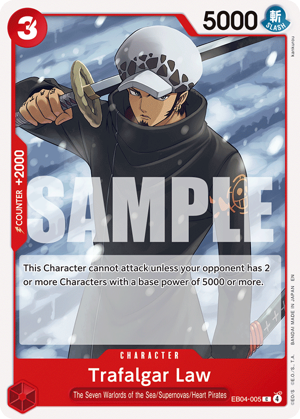 Trafalgar Law OP15-EB04 EB04-005
