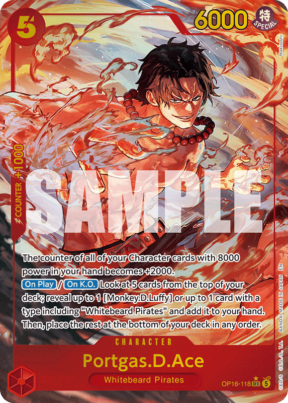 Portgas.D.Ace OP16-118 AA
