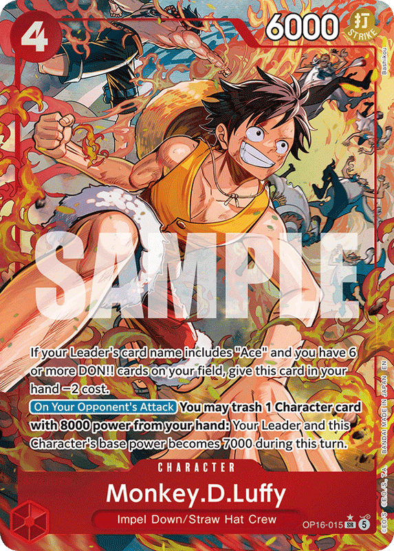 Monkey.D.Luffy OP16-015 AA