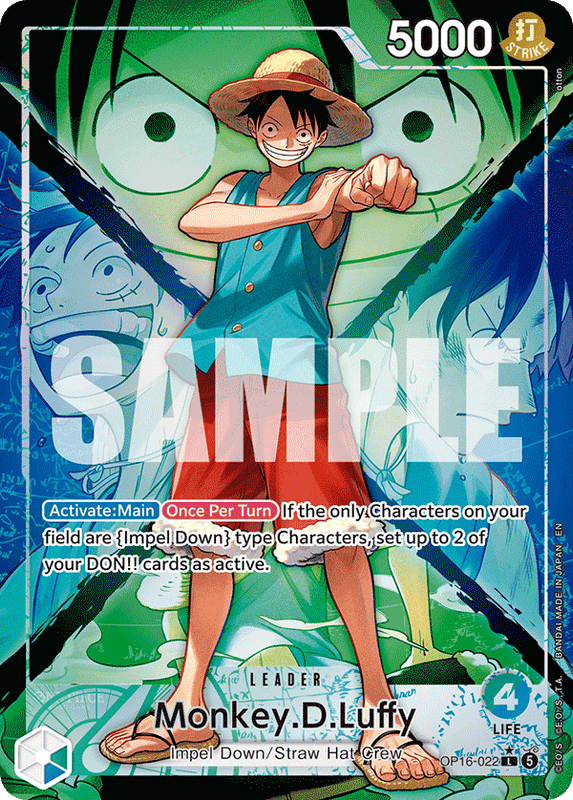 Monkey.D.Luffy OP16-022 AA