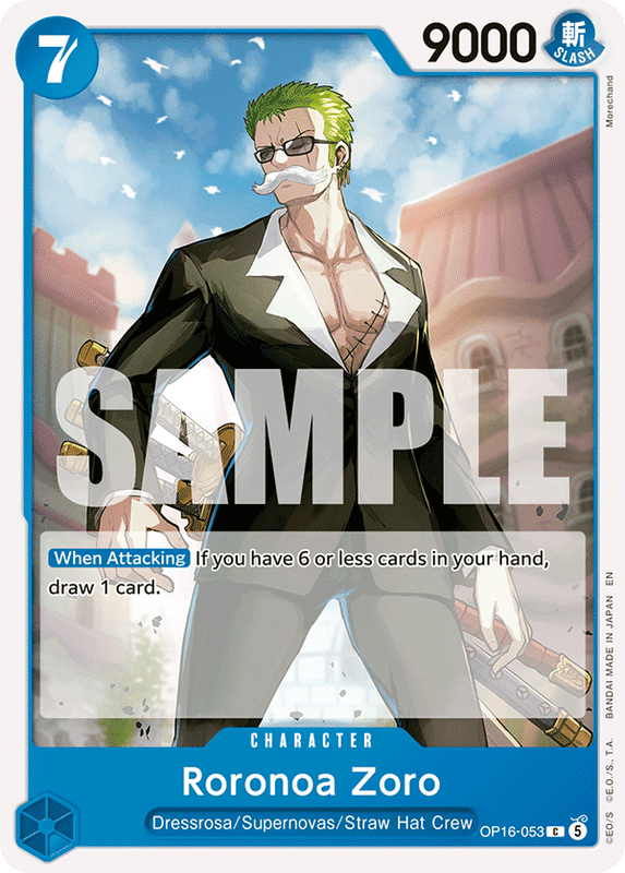 Roronoa Zoro OP16-053