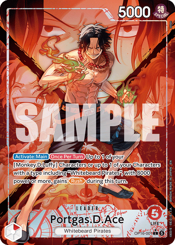 Portgas.D.Ace OP16-001 AA L