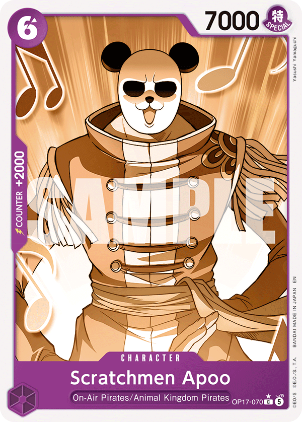 Scratchmen Apoo Panda OP17-070 AA