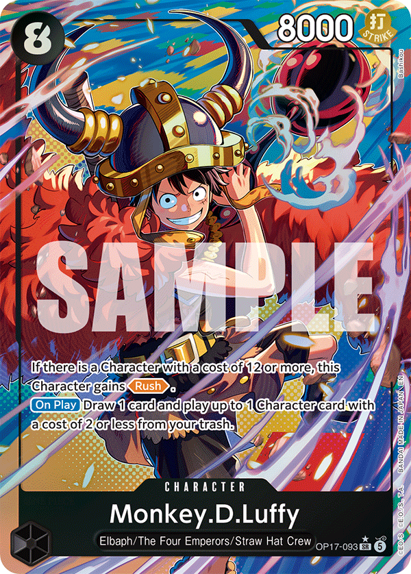 Monkey.D.Luffy OP17-093 AA