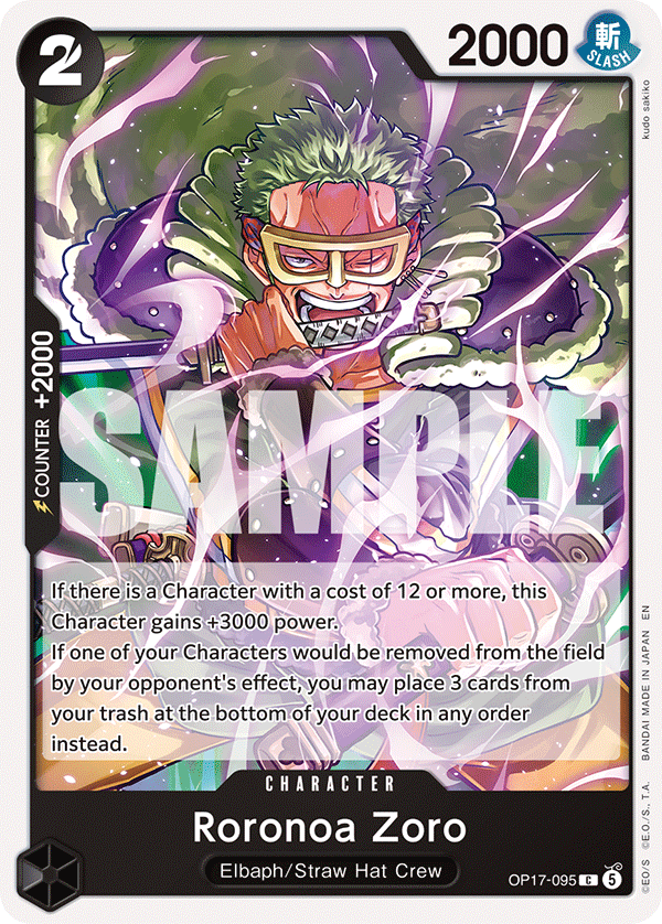 Roronoa Zoro OP17-095