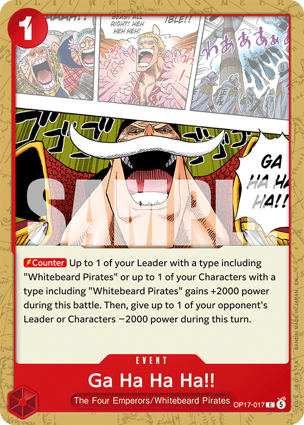 Ga Ha Ha Ha!! OP17-017