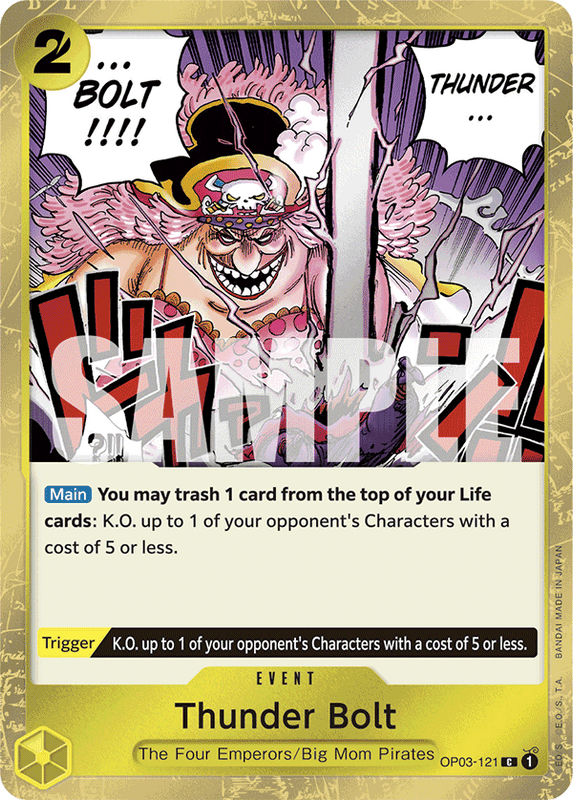 Thunder Bolt PRB01 OP03-121 JR Jolly Roger