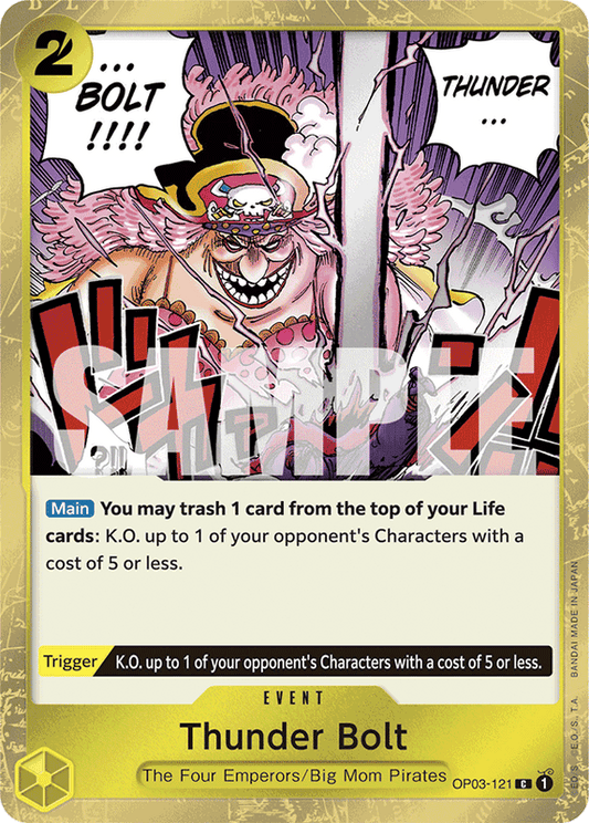 Thunder Bolt PRB01 OP03-121 JR Jolly Roger