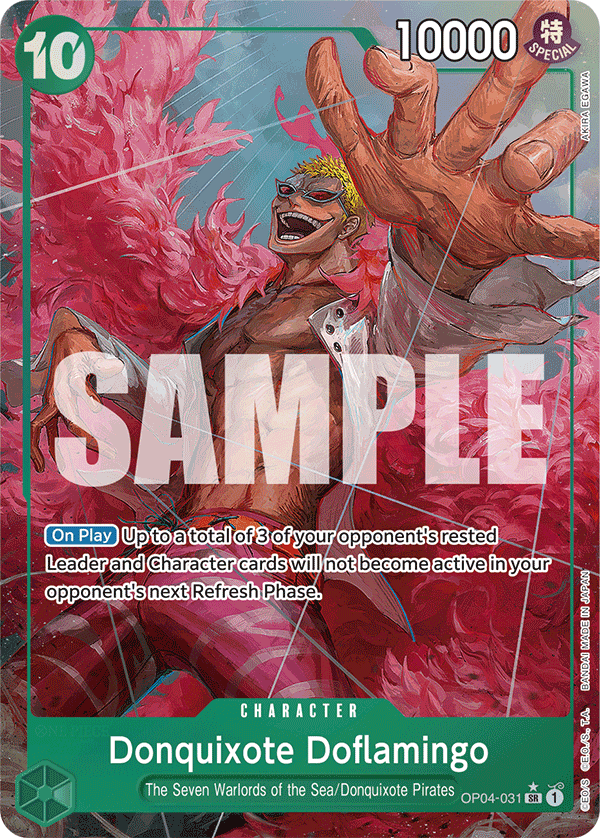 Donquixote Doflamingo PRB01 OP04-031 AA