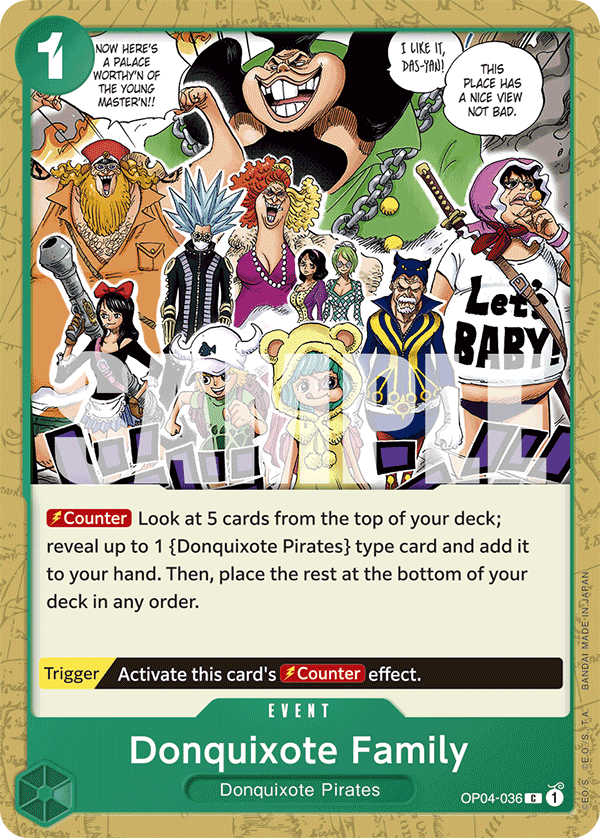 Donquixote Family PRB01 OP04-036