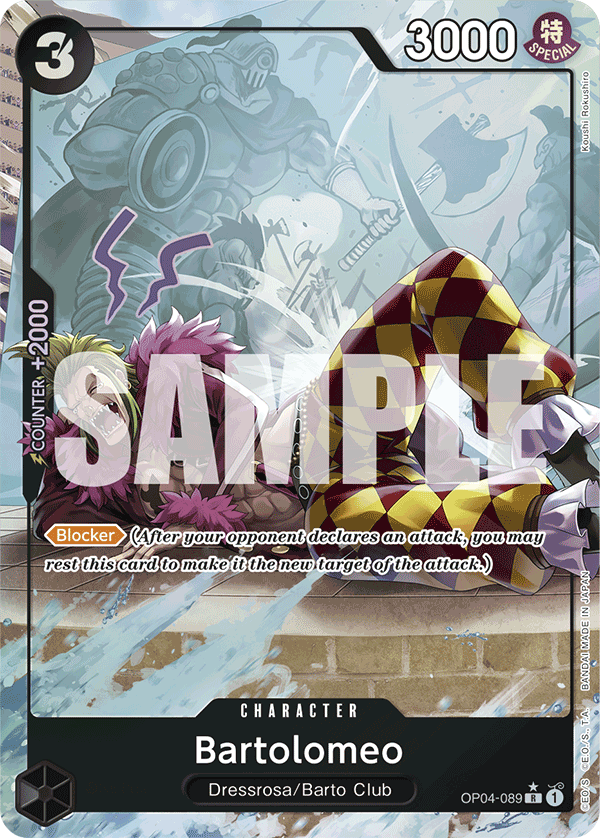 Bartolomeo PRB01 OP04-089 FA Full Art o Foliada Texturizada