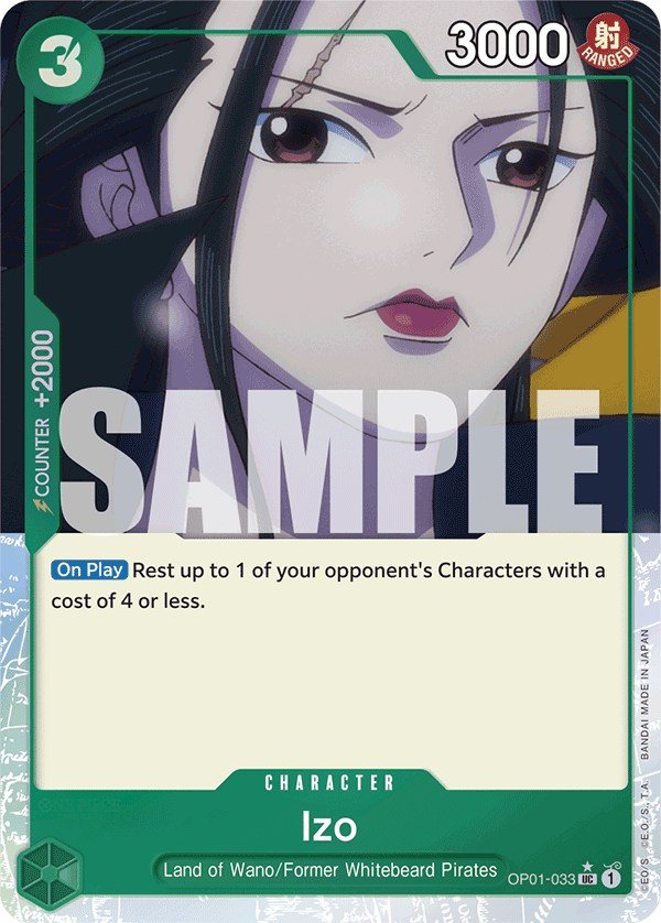 Izo PRB01 OP01-033 FA Full Art o Foliada Texturizada