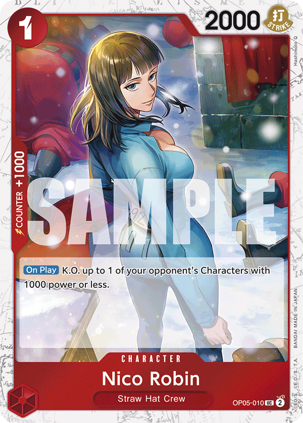 Nico Robin PRB01 OP05-010 JR Jolly Roger