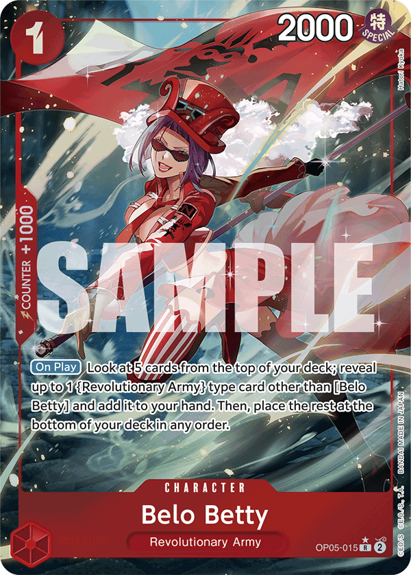Belo Betty PRB01 OP05-015 FA Full Art o Foliada Texturizada