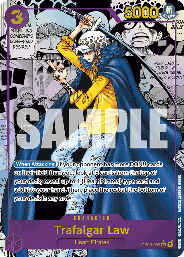 Trafalgar Law PRB01 OP05-069 M Manga Reprint