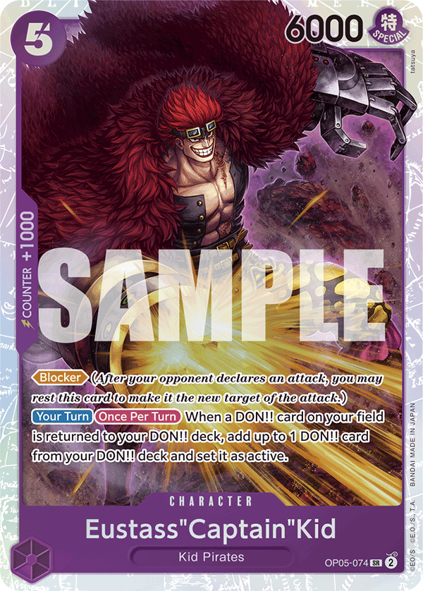 Eustass"Captain"Kid PRB01 OP05-074