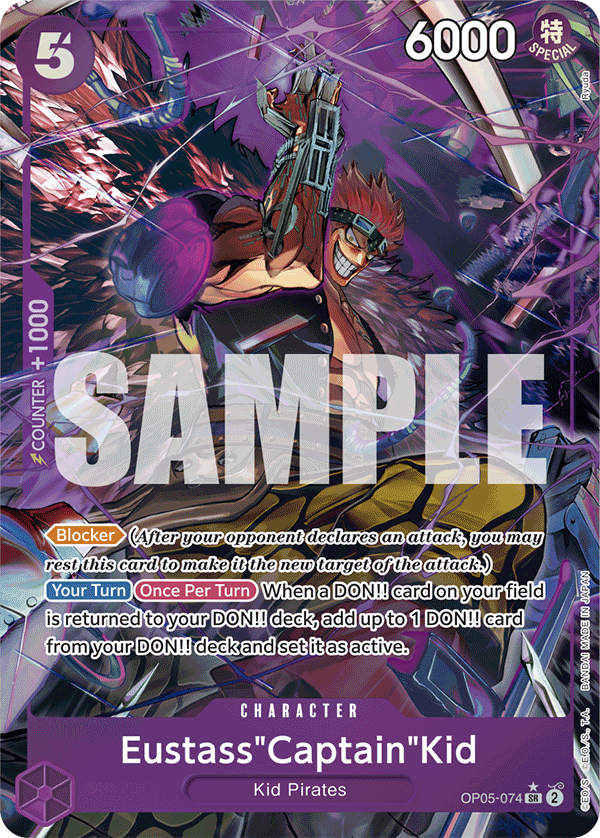 Eustass"Captain"Kid PRB01 OP05-074 AA