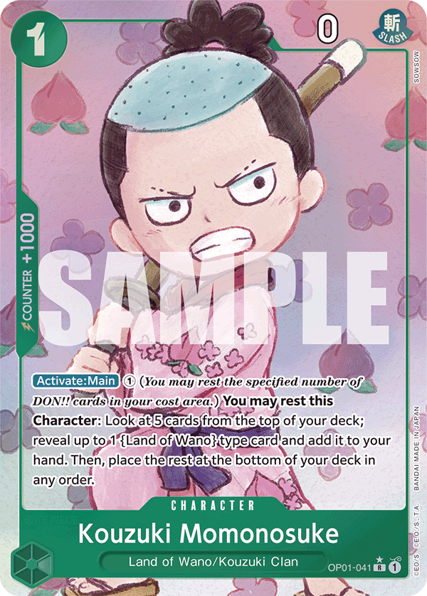 Kouzuki Momonosuke PRB01 OP01-041 AA
