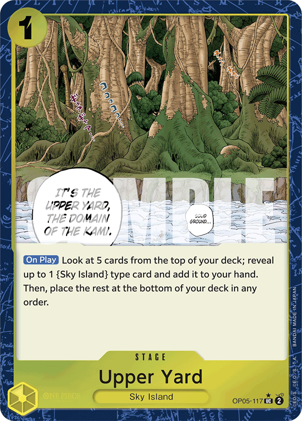 Upper Yard PRB01 OP05-117 FA Full Art o Foliada Texturizada