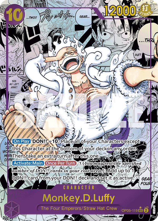 Monkey.D.Luffy PRB01 OP05-119 Manga M Reprint