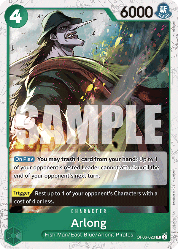 Arlong PRB01 OP06-023 JR Jolly Roger